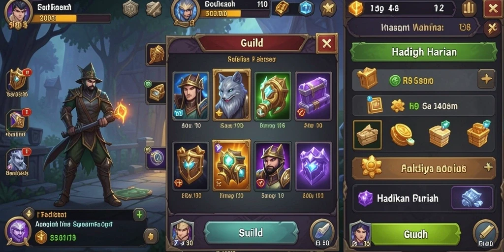 Tampilan awal game yang menarik.