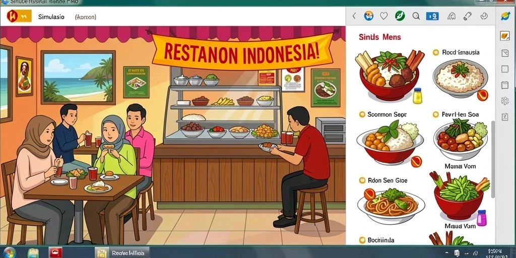 Tampilan antarmuka yang intuitif dan menarik.