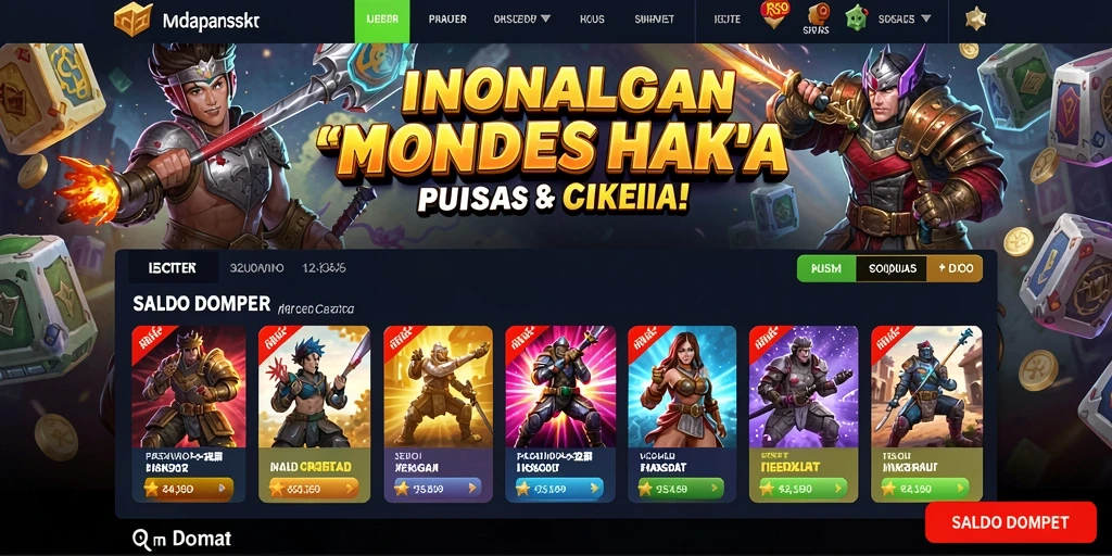 Tampilan antarmuka yang bersih dan menarik.