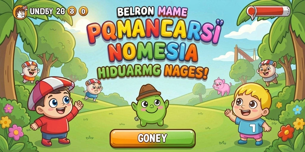 Tampilan menu utama yang menarik dan mudah dinavigasi.