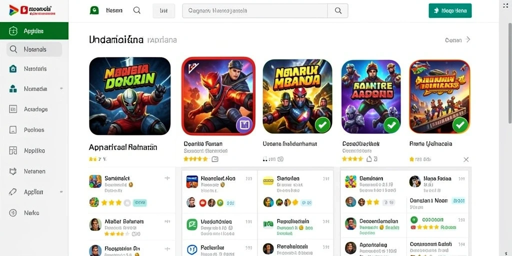 Tampilan antarmuka game yang menarik dan user-friendly.