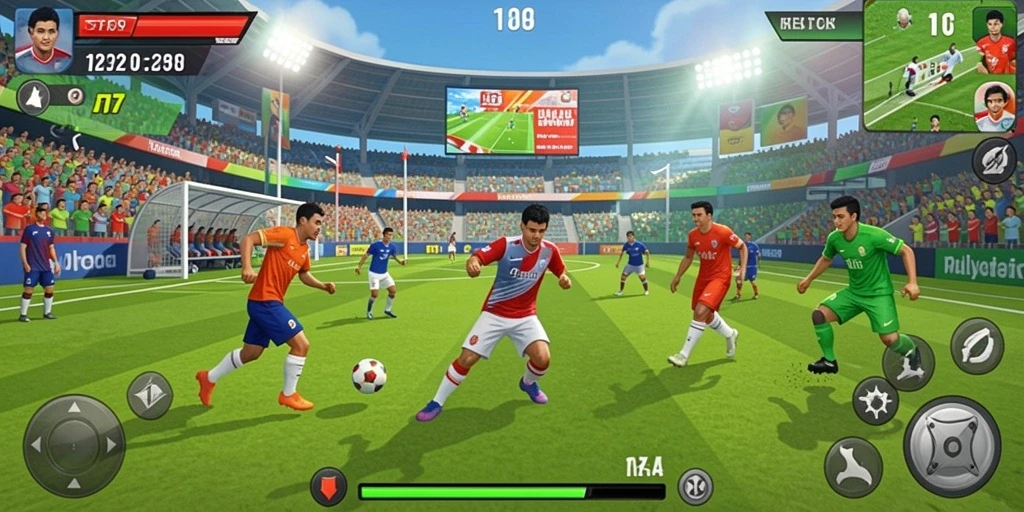 Tampilan permainan yang menarik dan interaktif.