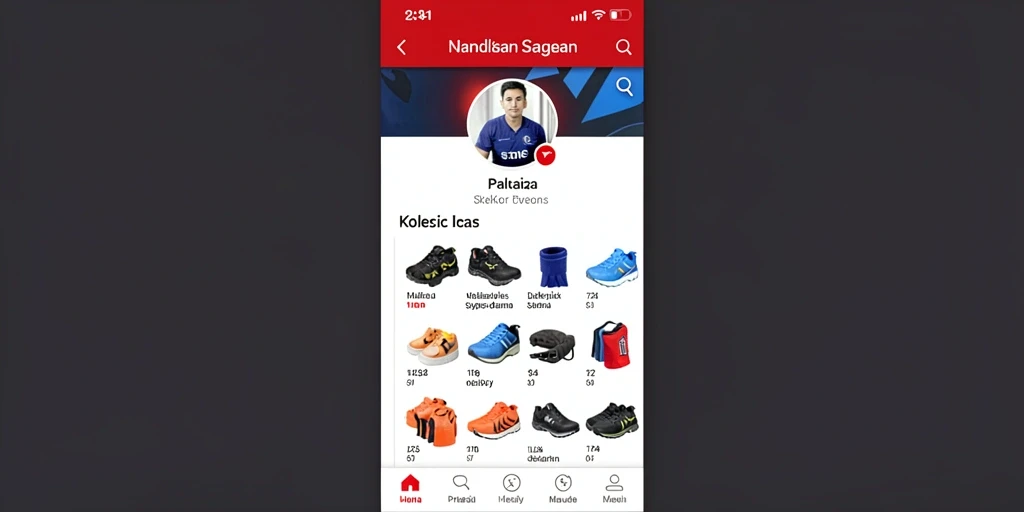 Tampilan awal aplikasi yang atraktif dan mudah dinavigasi.