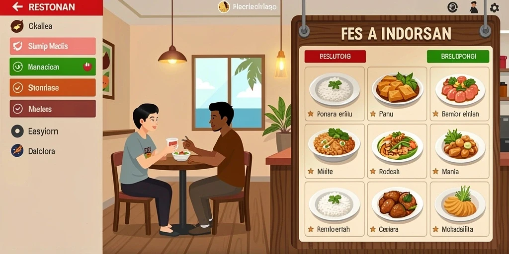 Tangkapan layar menampilkan dunia game yang menakjubkan.