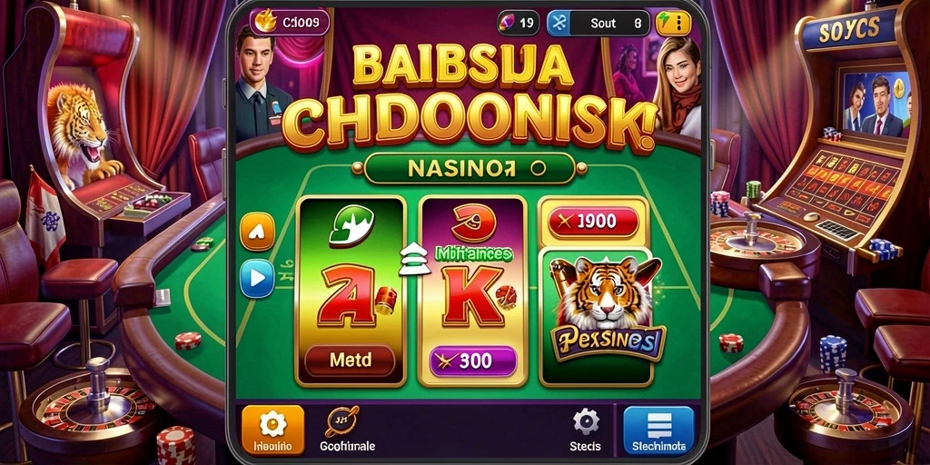 Screenshot menunjukkan karakter utama dalam petualangan epik.