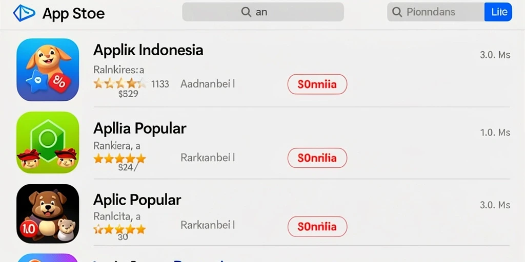 Tampilan menu utama yang menarik dan user-friendly.